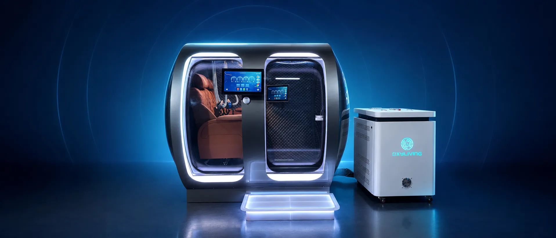 Oxyliving oxygen chamber product range