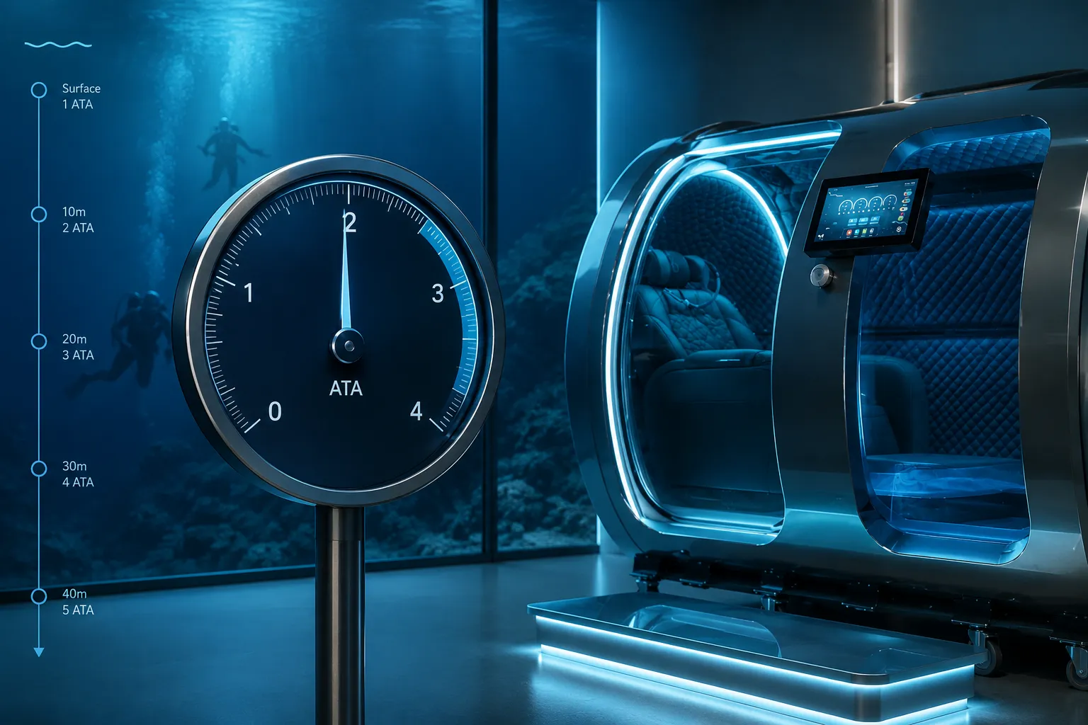 2 ata pressure explained — hyperbaric oxygen therapy guide by Oxyliving