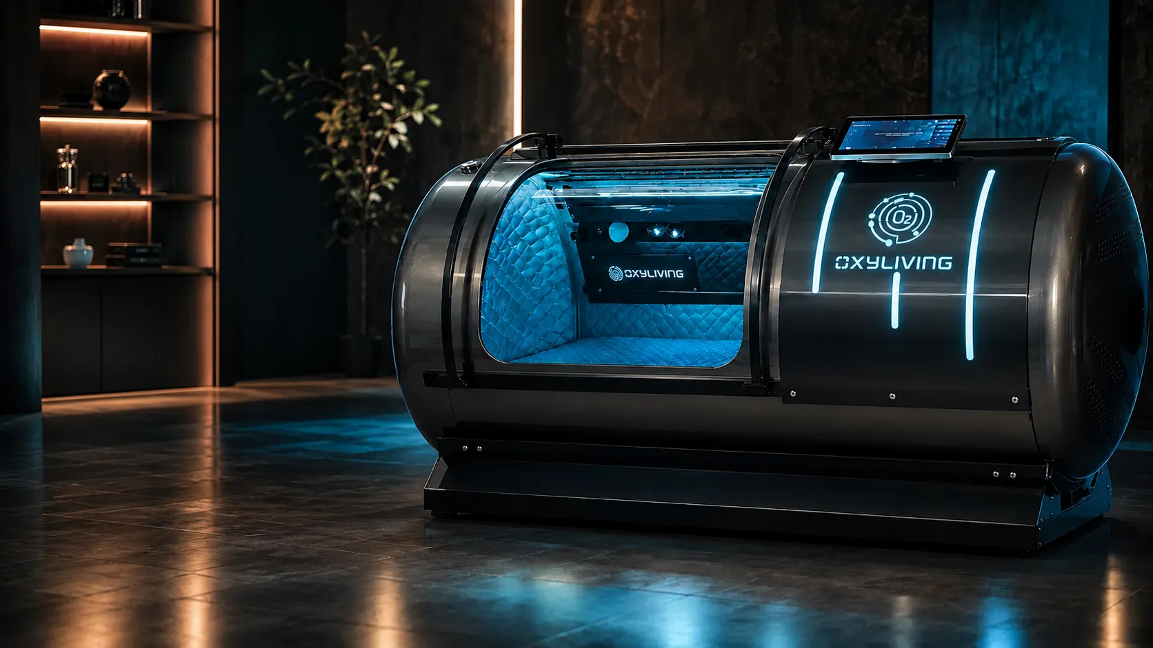 Cezeri single-person lie-down hyperbaric oxygen chamber by Oxyliving