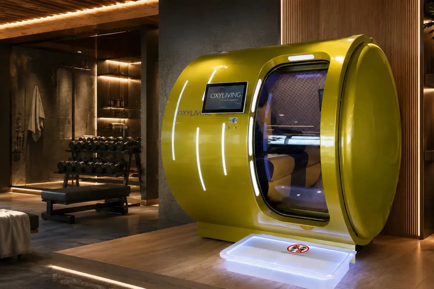 Farabi two-person hyperbaric oxygen chamber by Oxyliving