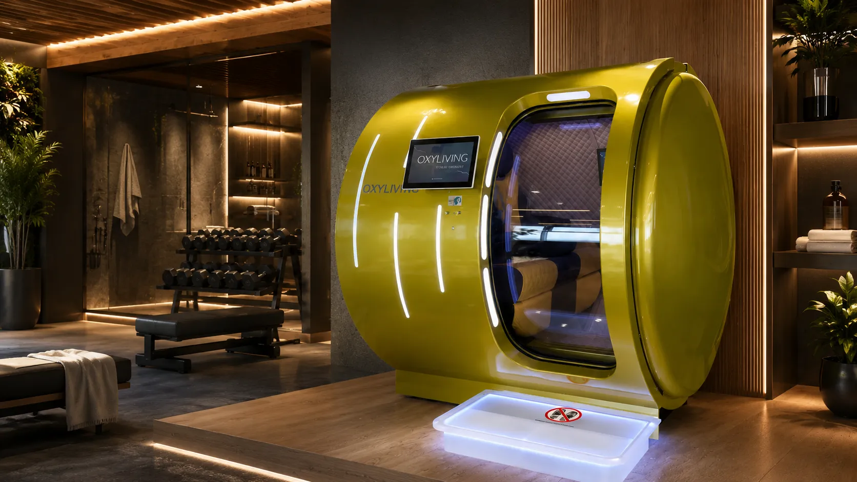 Farabi two-person hyperbaric oxygen chamber by Oxyliving