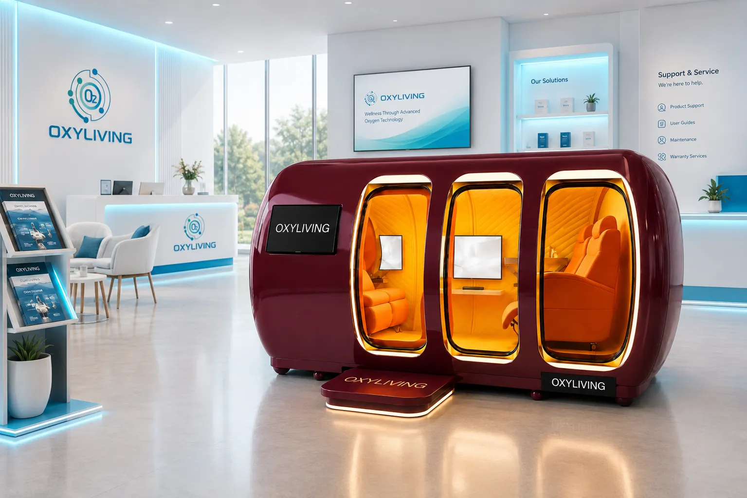 Oxyliving support and installation