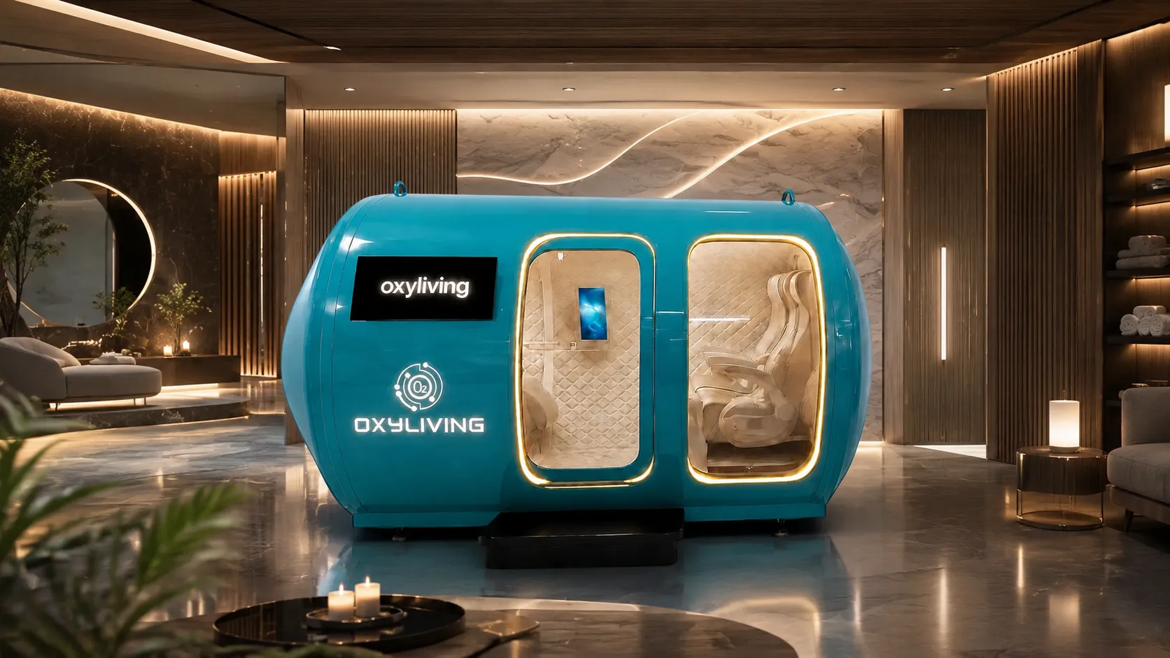Taragay four-person hyperbaric oxygen chamber by Oxyliving
