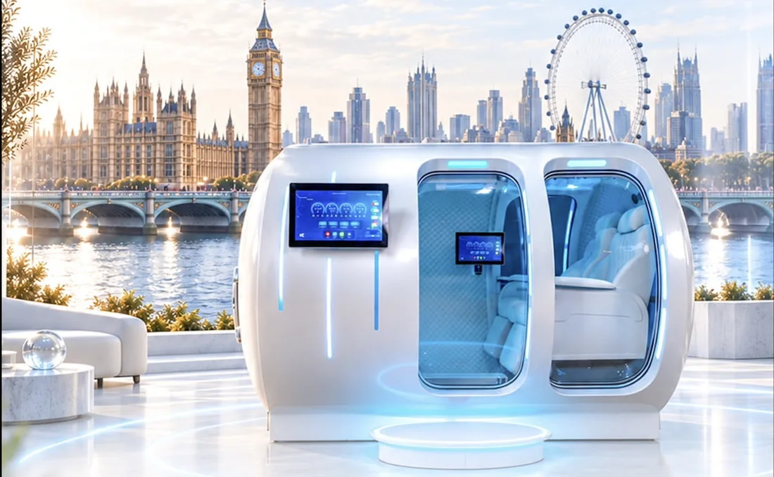 Oxyliving oksijen kapsülü — Londra